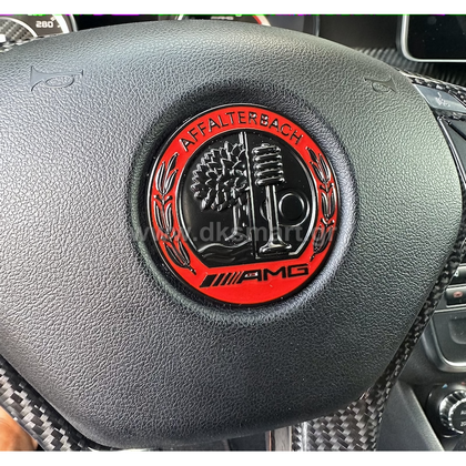 ΣΗΜΑ ΤΙΜΟΝΙΟΥ AMG ΜΕΤΑΛΛΙΚΟ ΑΝΑΓΛΥΦΟ 57MM