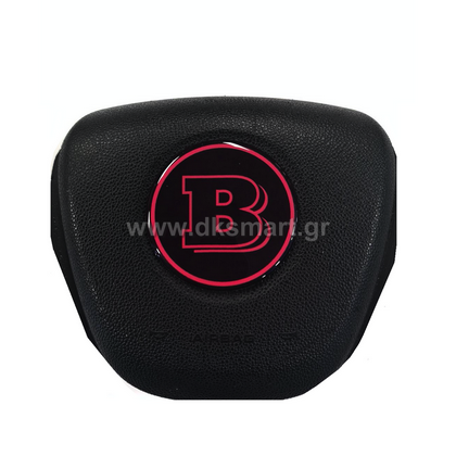 BRABUS ΣΗΜΑ ΑΕΡΟΣΑΚΟΥ SMART 451-453 RED
